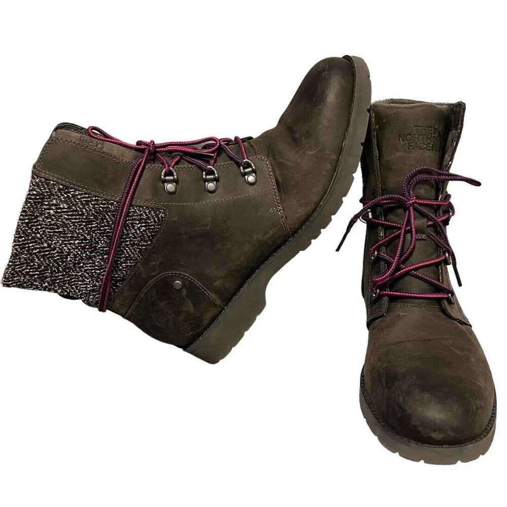 The North Face Ballard Lace Winter Boots, Dark Grey, Womens 10.5 M